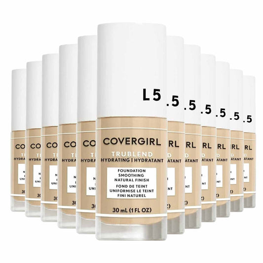 Covergirl TruBlend Oil-Free Liquid Foundation L-5 Creamy Natural 1 Oz 36 Pack